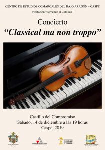 CONCIERTO "Classical ma non troppo" @ Castillo del Compromiso | Caspe | Aragón | España